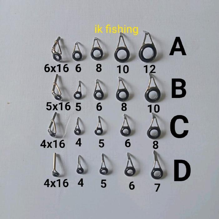 mamarit oseg set 5 ring joran pancing