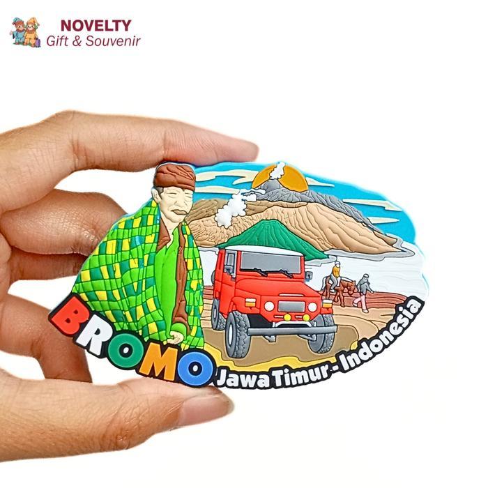 ydle- Souvenir Magnet Kulkas Bromo Oleh Oleh Malang Jawa Timur Indonesia