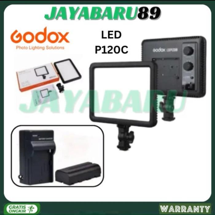 dmx7u- Lampu Led Godox P120C,P 120C,P120 C Paket Lengkap Video Continues Light Panel