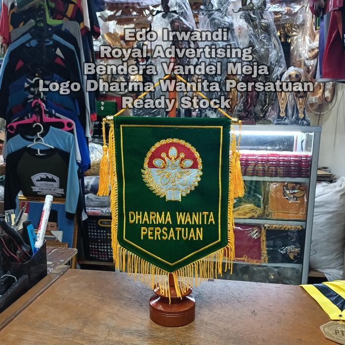 ORIGINAL Bendera Vandel Meja Dharma Wanita Persatuan Bendera Meja Dharma Wanita READY STOCK
