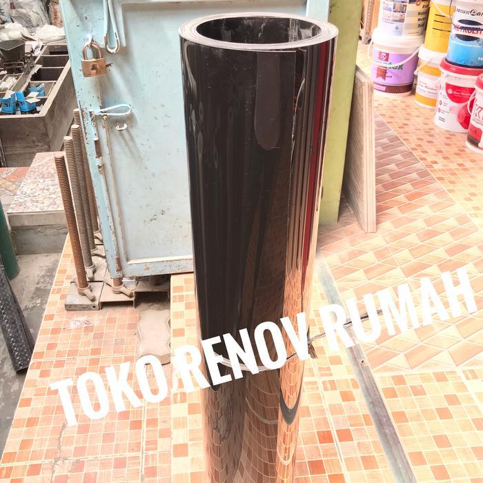 PLAT FIBER PAGAR HITAM POLOS (TEBAL)/ PLAT FIBER PAGAR/ PENUTUP PAGAR