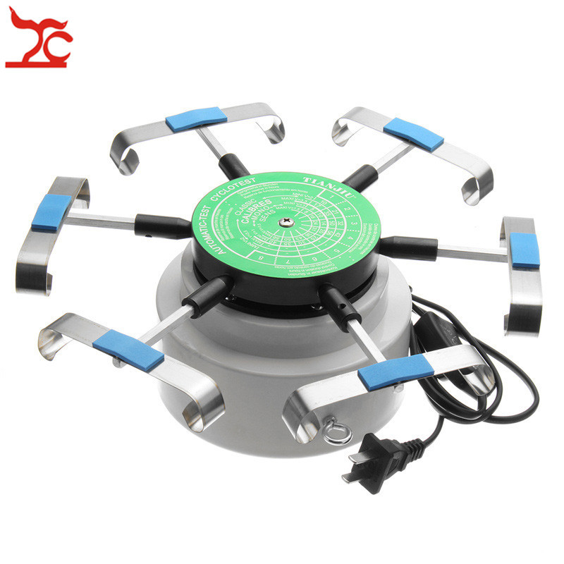 Professional US Standard 110V-220V Watch Repair Tool 6 Arms Automic-Test Cyclotest Watch Tester