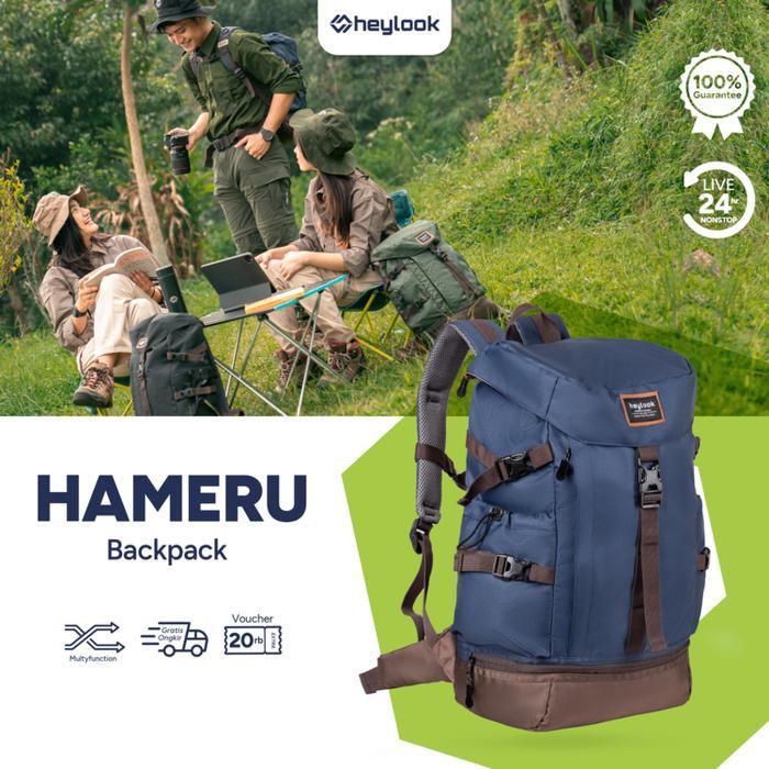 Eiger Adventurre Store - Tas Ransel Pria Hameru Tas Outdoor Gunung Backpack Carrier Laptop