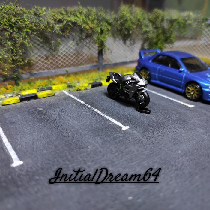 miniatur motor kawasaki ninja h2 skala 64 kode 233