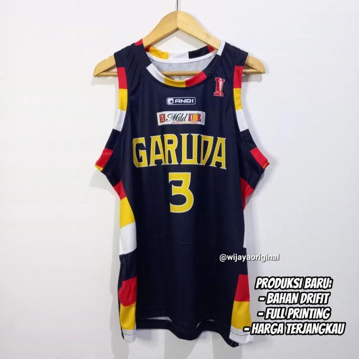 Jersey Basket Ibl Repro Garuda Bandung #3 Kelly Purwanto - Navy