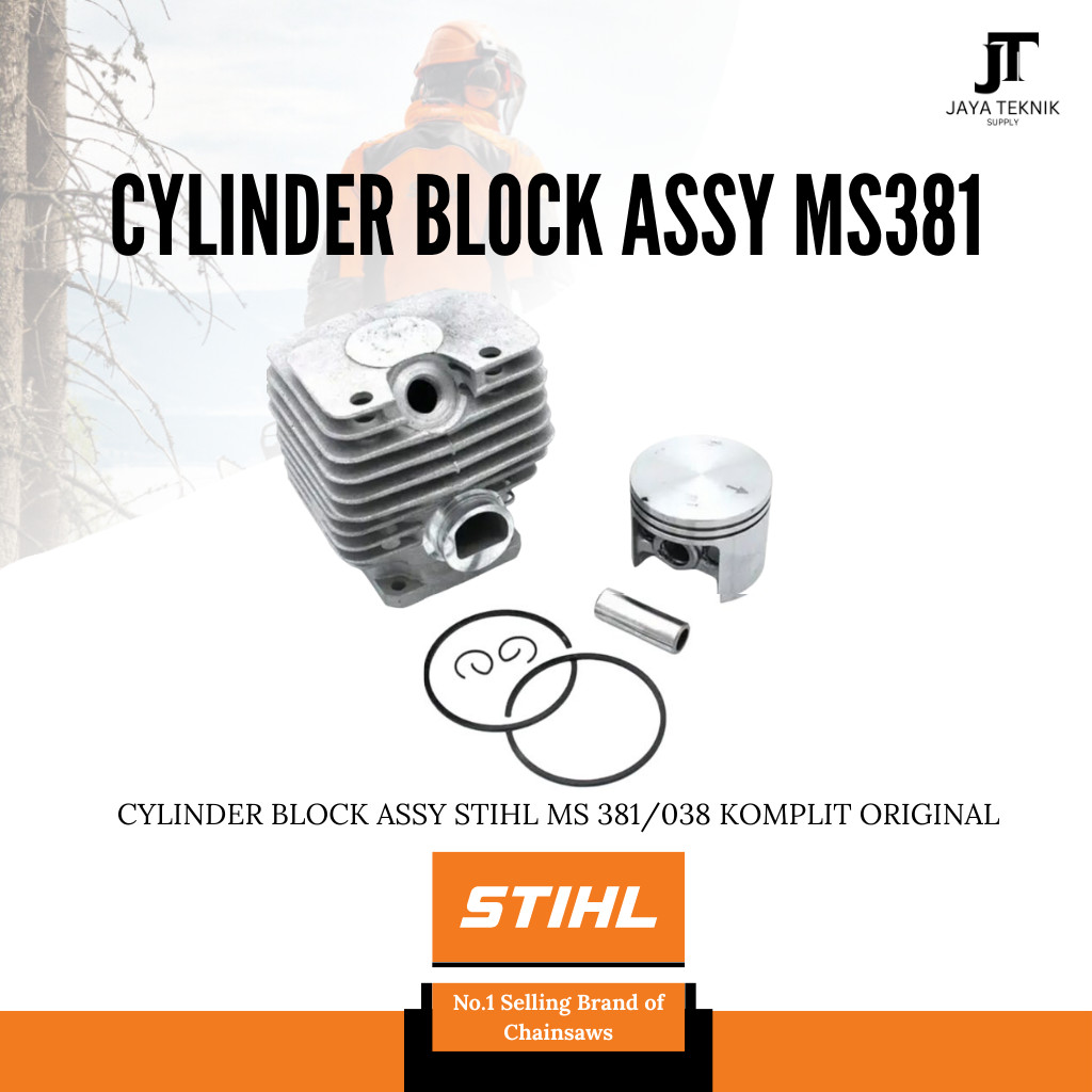 Cylinder Block Assy Stihl MS 381/038 Komplit ORIGINAL