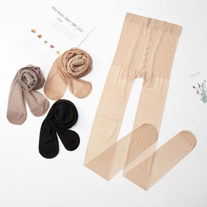 khaefashionKK008 Celana Stocking Panjang Transparan Kulit Tipis Halus Pantyhose Stocking Sepinggang