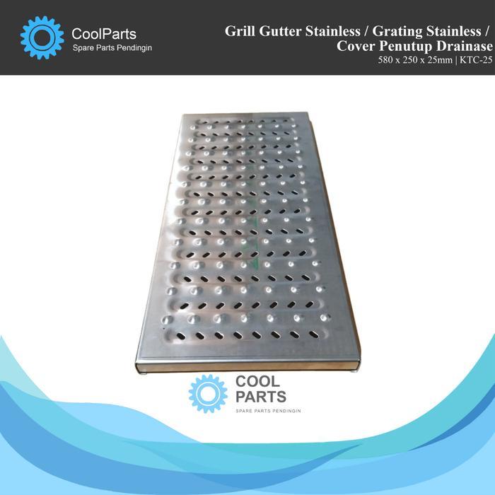 Grill Gutter Stainless/ Grating Stainless / Cover Penutup Drainase