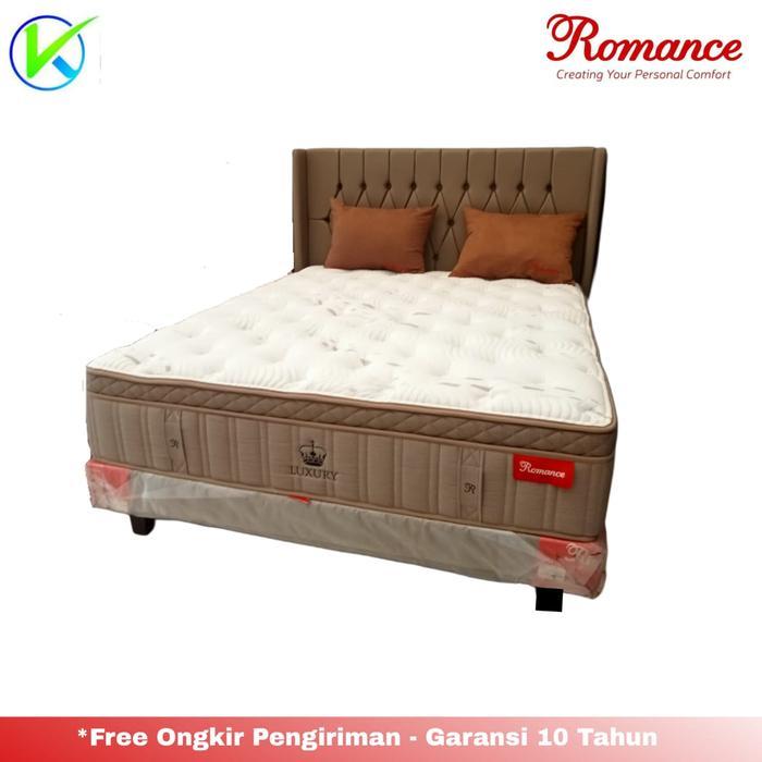 Romance Springbed Romance Luxury Pocket Spring Latex 30 Cm Sandaran Iriana 100X200 Fullset Kasur