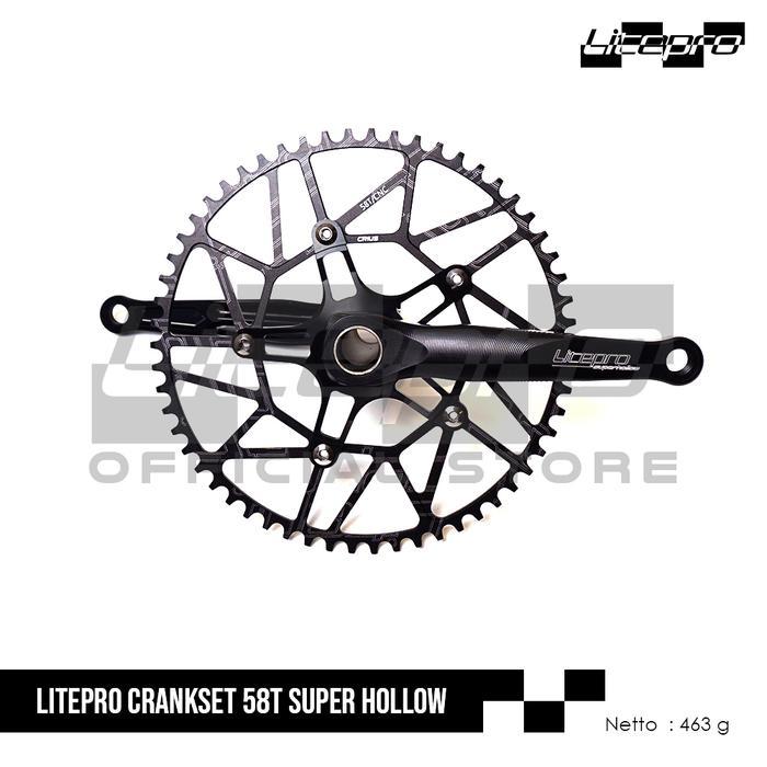 Litepro Crankset 58T Super Hollow