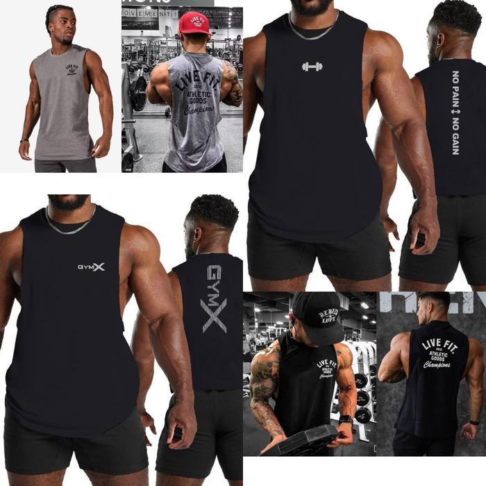 News TANKTOP PRIA GYM FITNESS SPORT WEAR LOWCUT OUTDOOR