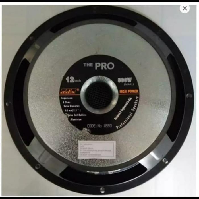 Speaker Ads 12 Inch 1280 Fullrange 800Watt / Speaker Ads 1280 800Watt