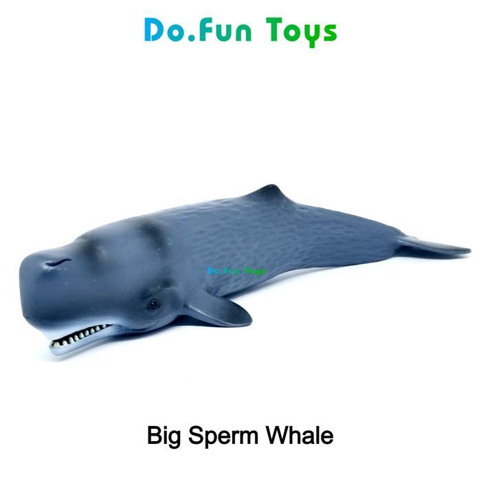 Big Sperm Whale New Figure / Miniatur Ikan Paus Sperma Besar