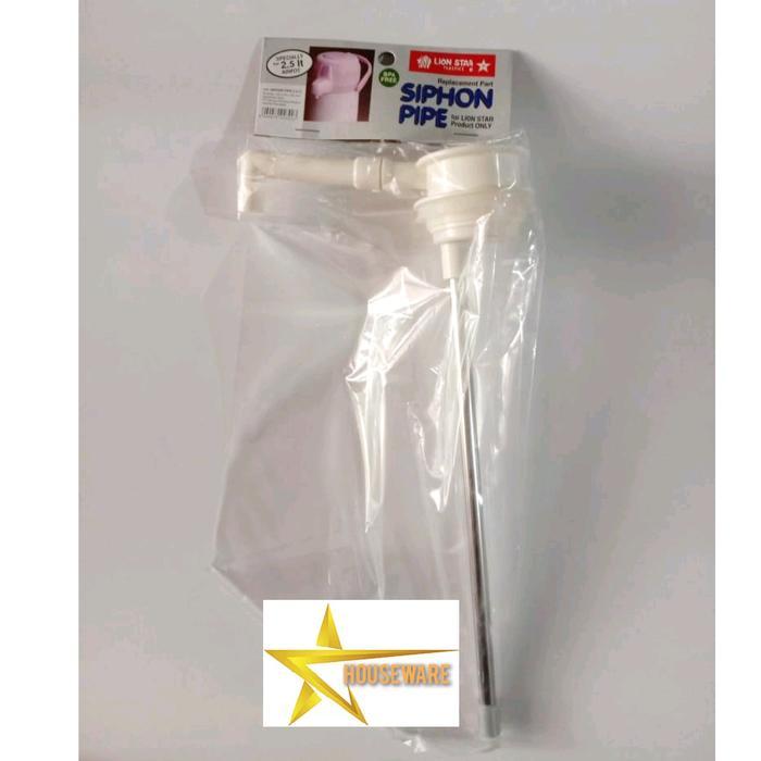pqdq- Selang Termos Pompa Air Panas 2,5 Liter Lion Star - Selang Termos Pencet Lion Star -