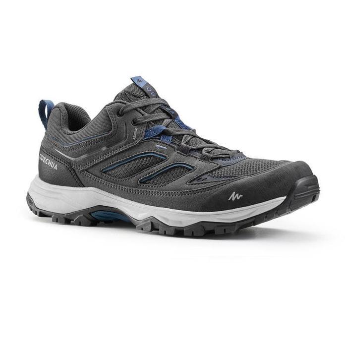 Decathlon Quechua Sepatu Gunung Pria Mh100 Abu Biru - 8555093