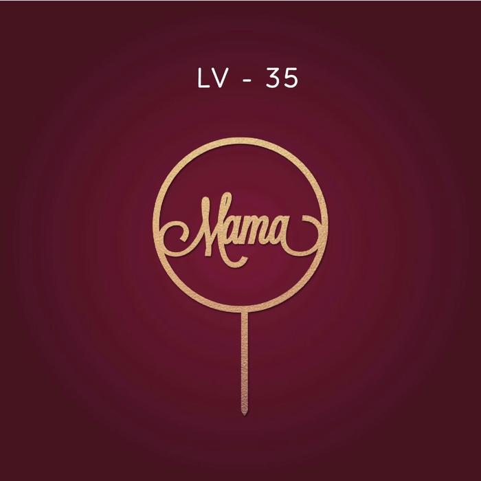 TERLARIS LV-35 / CAKE TOPPER / TOPPER / SAN KUE READY STOCK