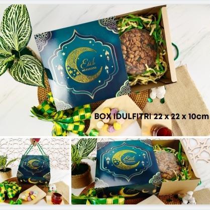 Dus Idul Fitri 22 X 22 X 10 Isi 10 Pcs / Lebaran Box 22X22X10