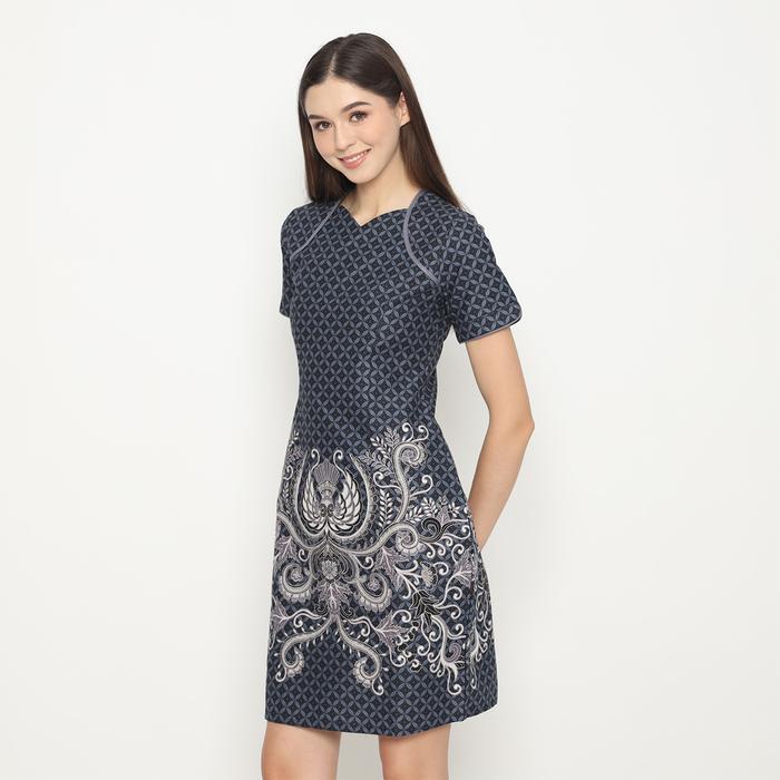 (COD) MY AKSA BATIK WANITA DRESS FURING CLOE CLIVE