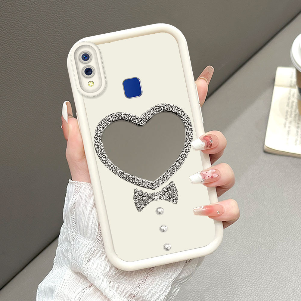 Casing Hp Untuk VIVO Y91 Y95 1816 Cermin Softcase Case Phone Kesing Love 1527 JZ