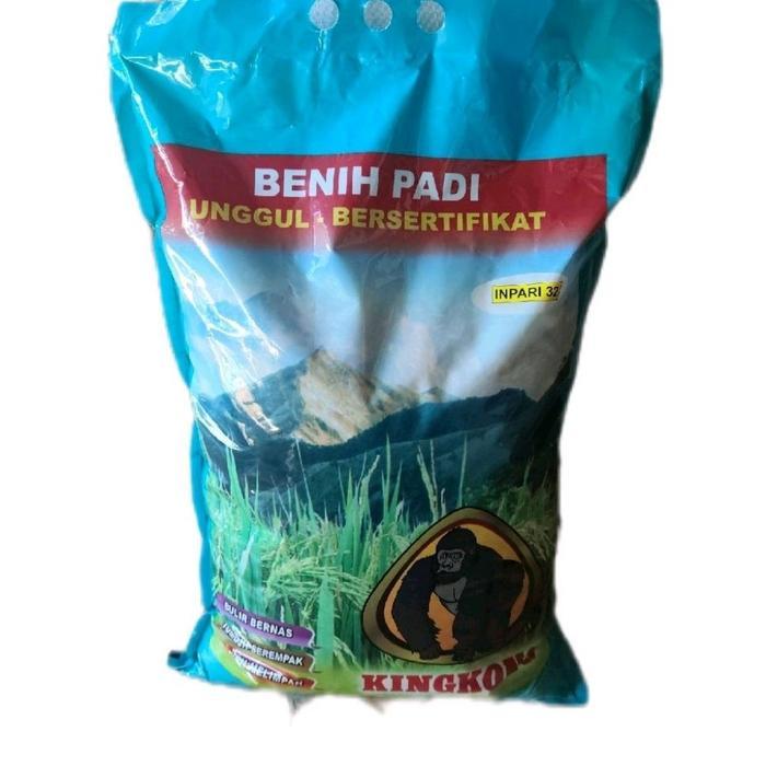 Benih padi premium inpari 32 kingkong 5 kg benih unggul