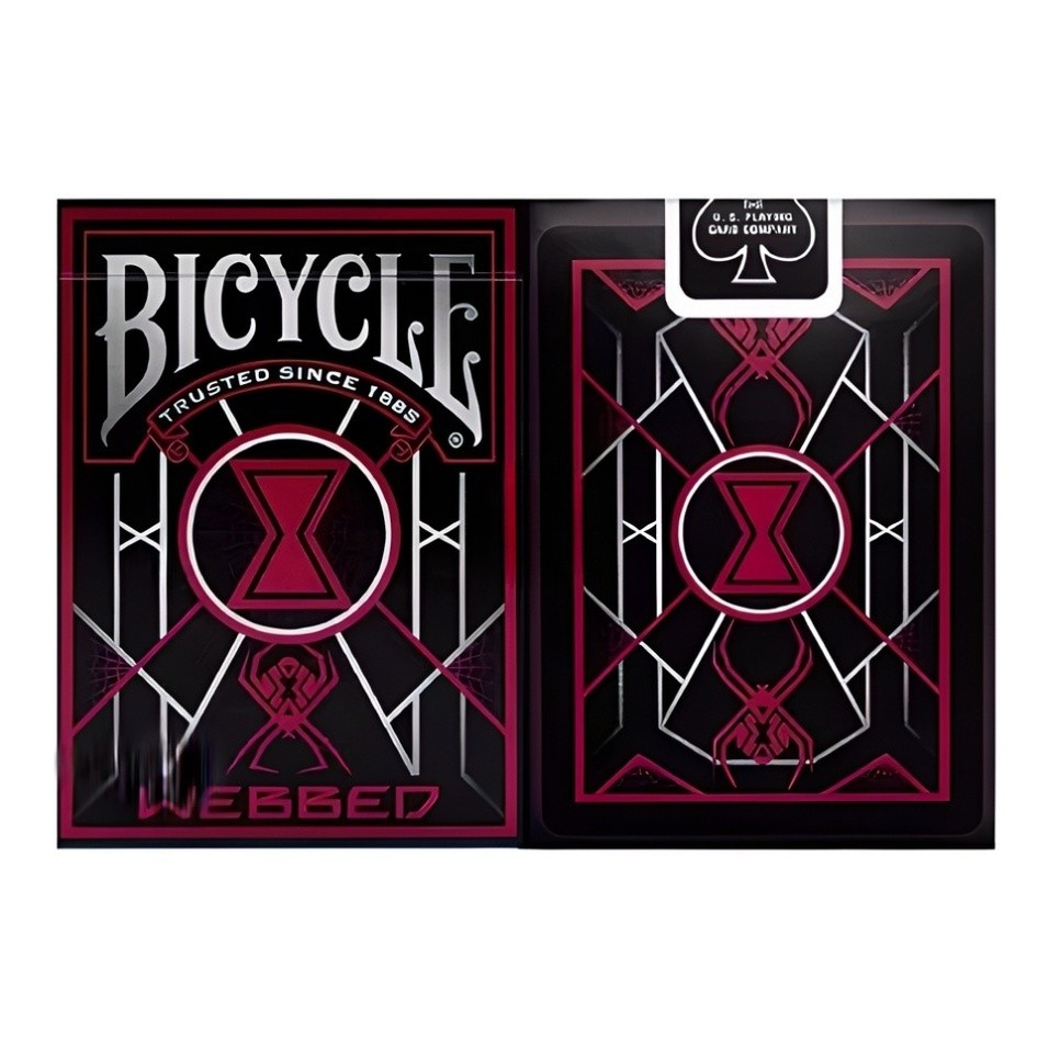 Bicycle Webbed Playing Cards Spider Web Deck Poker Size Poker Card Games Magic Tricks Props for