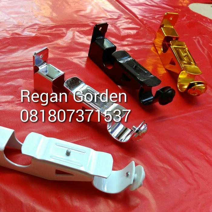 NEWs Kaki Rel Gorden Double Rollet/ Breket Rel Gorden Double Rollet