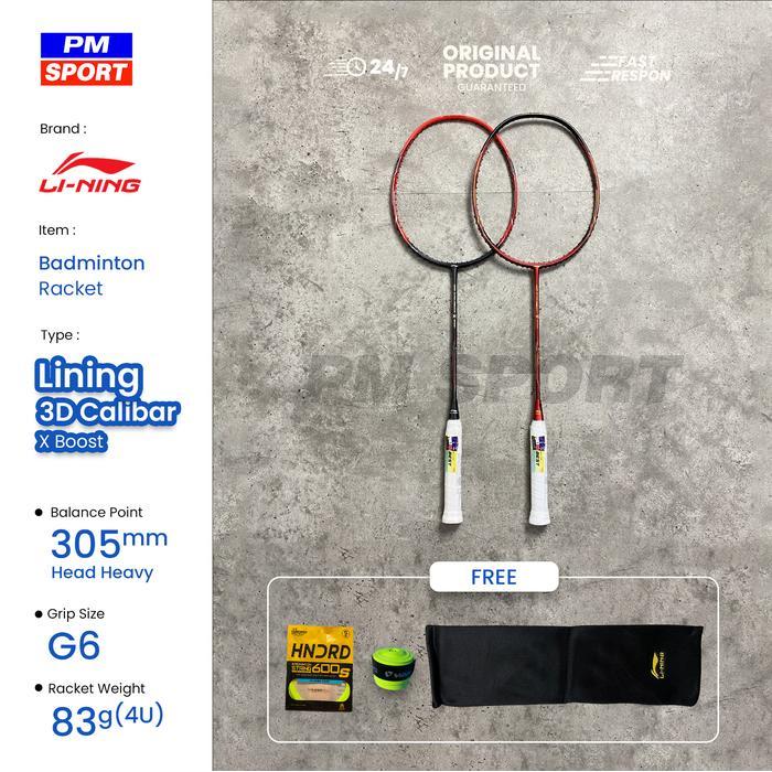 Raket Badminton / Bulutangkis Lining 3D Calibar X Boost