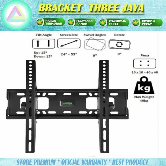 Promo Bracket/Breket/Braket Tv Led 55 Inch
