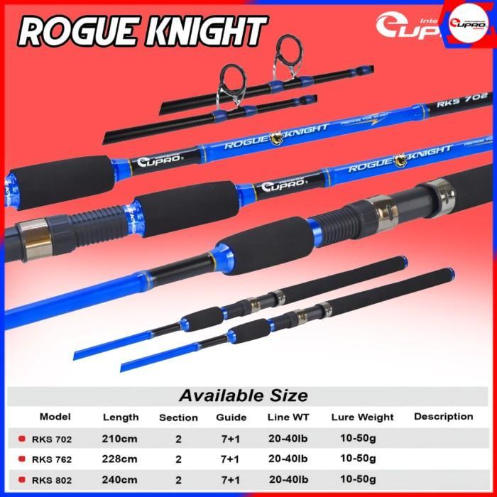 JORAN EUPRO ROGUE KNIGHT RKS702 - 762 - 802 SPINNING PASIRAN SURF FISHING LIGHT POPPING -