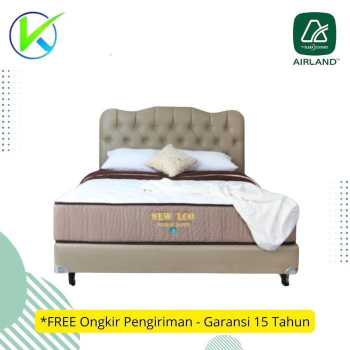 Kasur Springbed Airland New Eco T.28 Cm Garansi 15 Tahun Ukuran 200X200 Sandaran Deluxe - Fullset