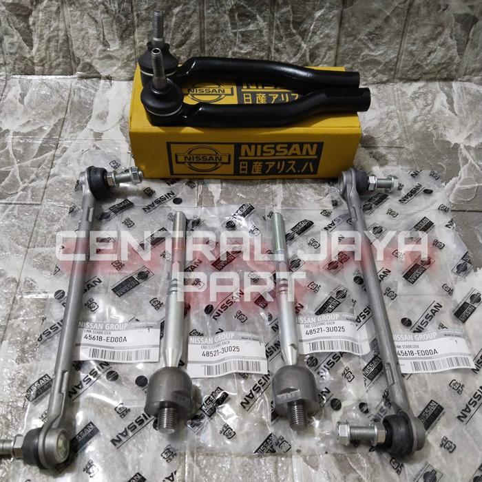 Link Stabilizer+Long Tie Rod+Tie Rod End Nissan Evalia 3Set 6Pc Ori