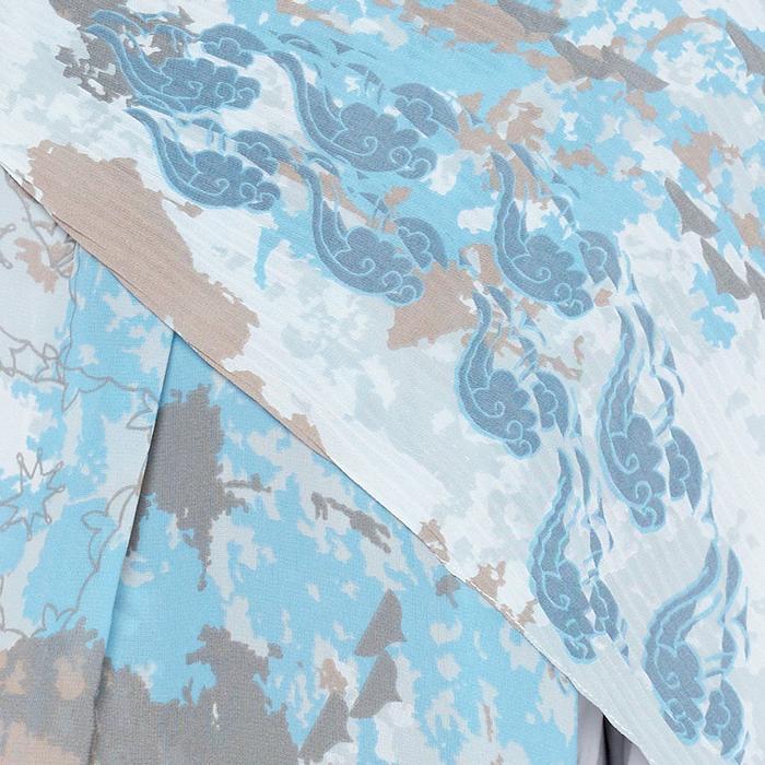 dowg- Zm - Chasya Sky Pashmina Plisket - Jelita Indonesia Lamun Ombak