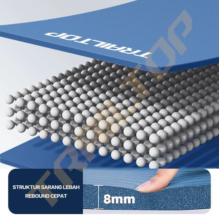 CHINVESLAVAP - TRAILTOP MATRAS YOGA PREMIUM 8/10MM ANTI SLIP WORKOUT MAT