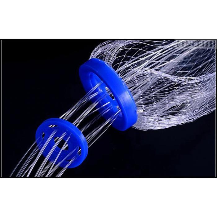 Jala Ikan Udang Lempar Jaring Pancing Ikan Lempar 4.2X10M