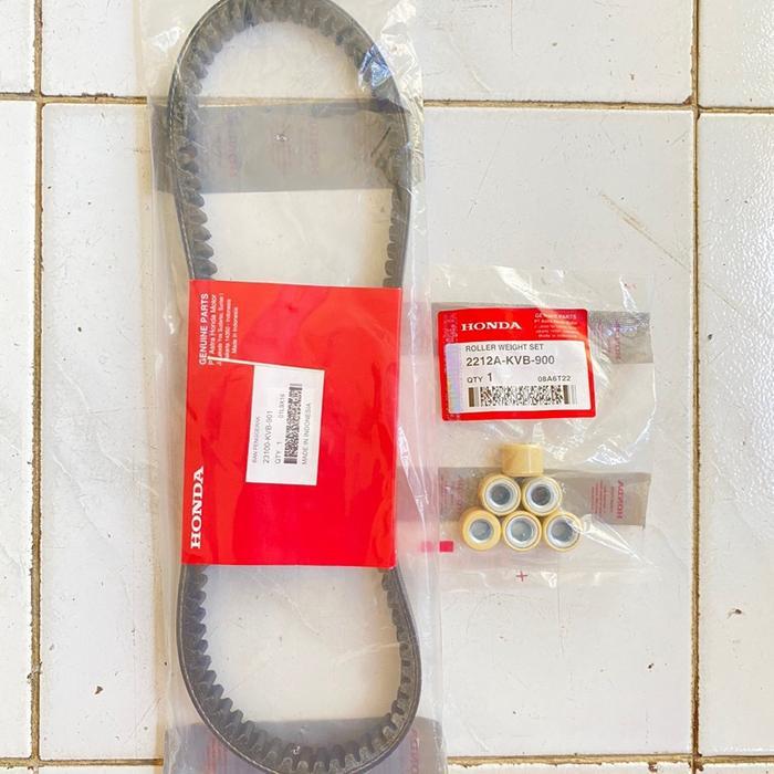 V-Belt Van Belt Only + Roller Set Vario 110 Karbu Vario 110 techno karbu Vario lama KVB Motorcycle