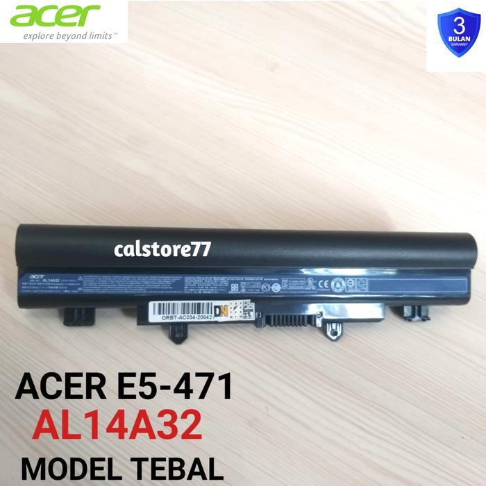 Baterai Batre Laptop Acer ASPIRE E14 E15 E5-421 E5-411 E5-431 E5-471