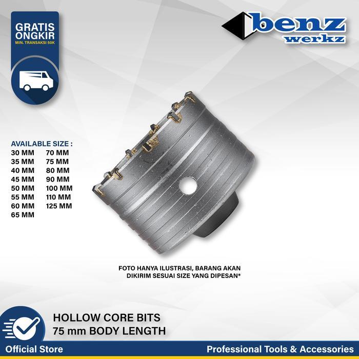 Hole Saw Beton 60mm / Hollow Core Drill Bit/ Mata Bor Beton 60mm