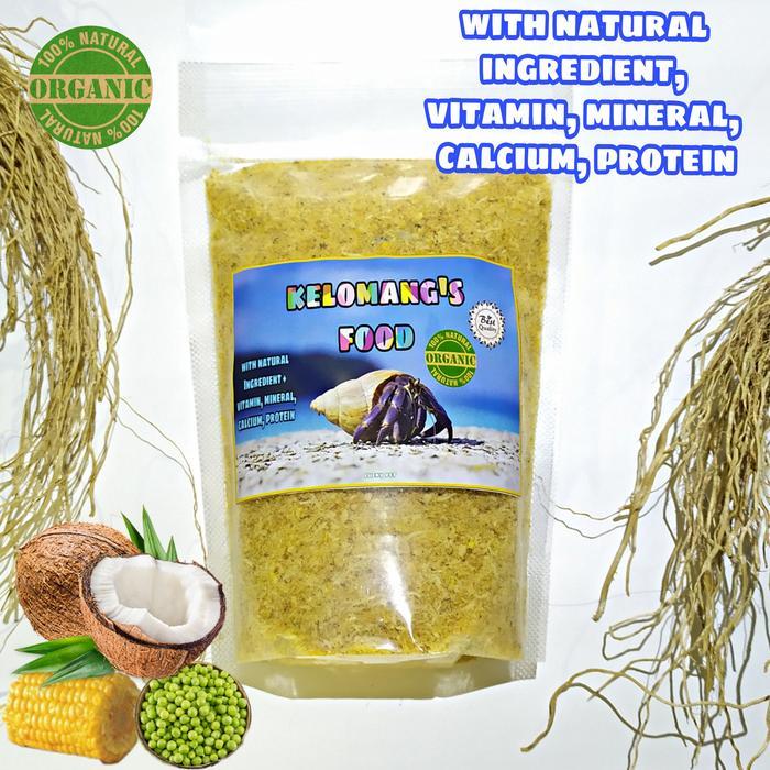 GOLDENIM- 300 Gr Kelomang'S Food Makanan Kelomang Darat Keong Kumang Umang Umang
