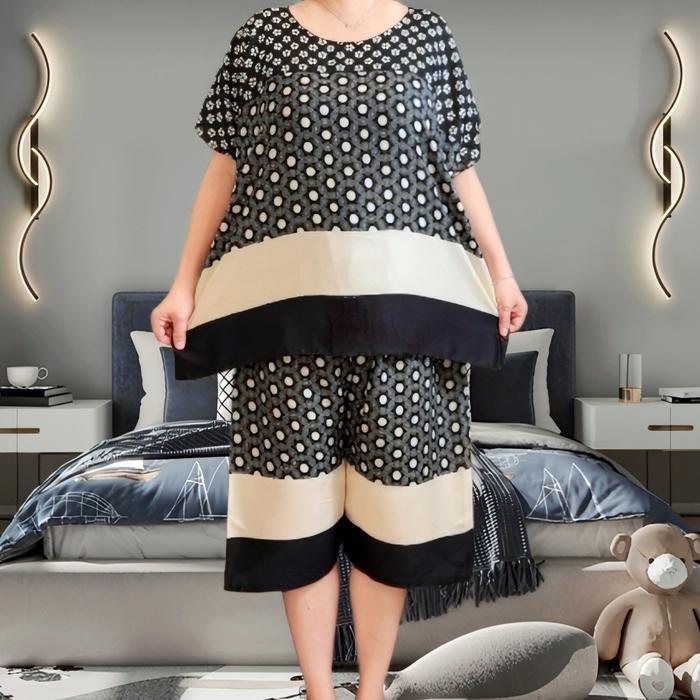 setelan wanita jumbo ukuran XXXXL JUMBO setelan baju celana wanita jumbo one set jumbo wanita bahan