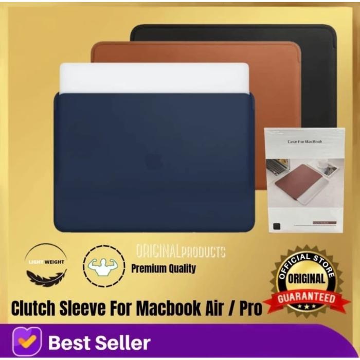 Sleeve Case Macbook Slipin Clutch Tas 13 13" Inch Pro Air New 2020 19 Aarov Laptop Kulit