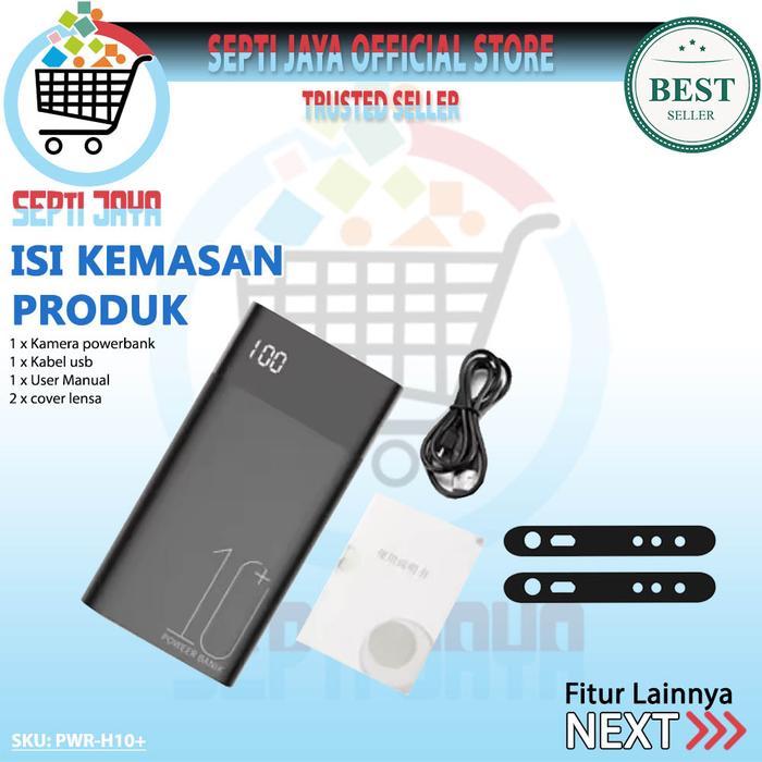 scurt- H10 Wifi Powerbank Kamera Full Hd 1080P Original Spy Cam Camera Power Bank Pantau