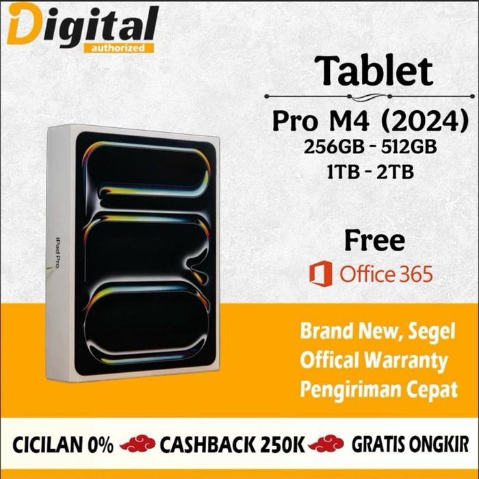akseso- Apple Ipad Pro M4 2024 11" Inch 13" Inch 256Gb 512Gb 1Tb 2Tb Wifi Celluler