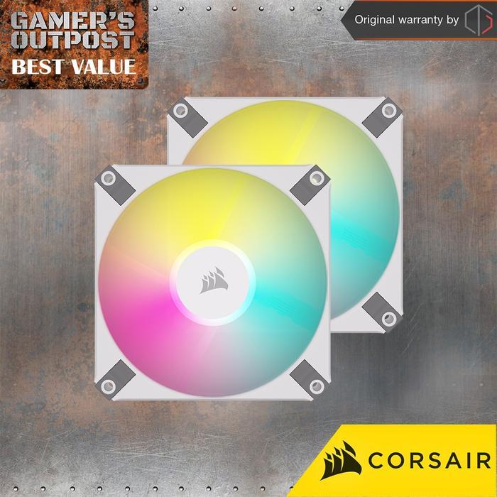 CORSAIR ICUE AF120 RGB SLIM 120MM PWM FDB FAN TWIN PACK
