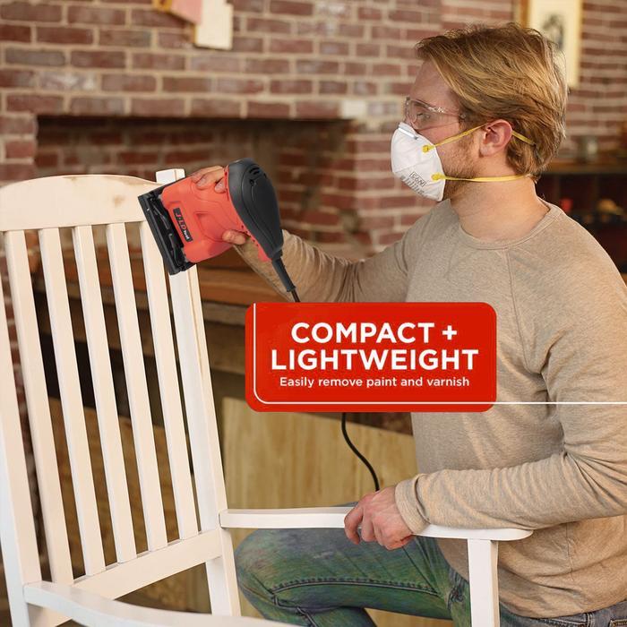 JLD MESIN AMPLAS 220W ELECTRIC SANDER J4510 MESIN AMPLAS KAYU DAN TEMBOK 110 X 100 MM LISTRIK