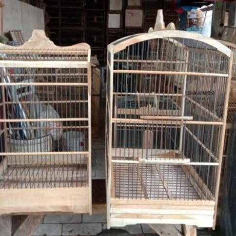 [Voucher] kandang burung kotak kayu no 2