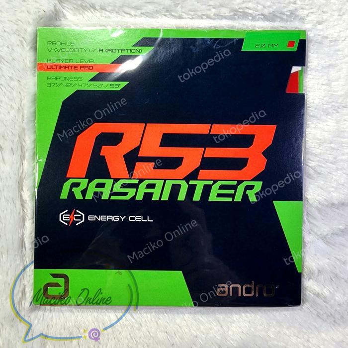 TERMURAH Andro Rasanter R53 2.0mm ~ Karet Pingpong Andro Rasanter R53 READY STOCK