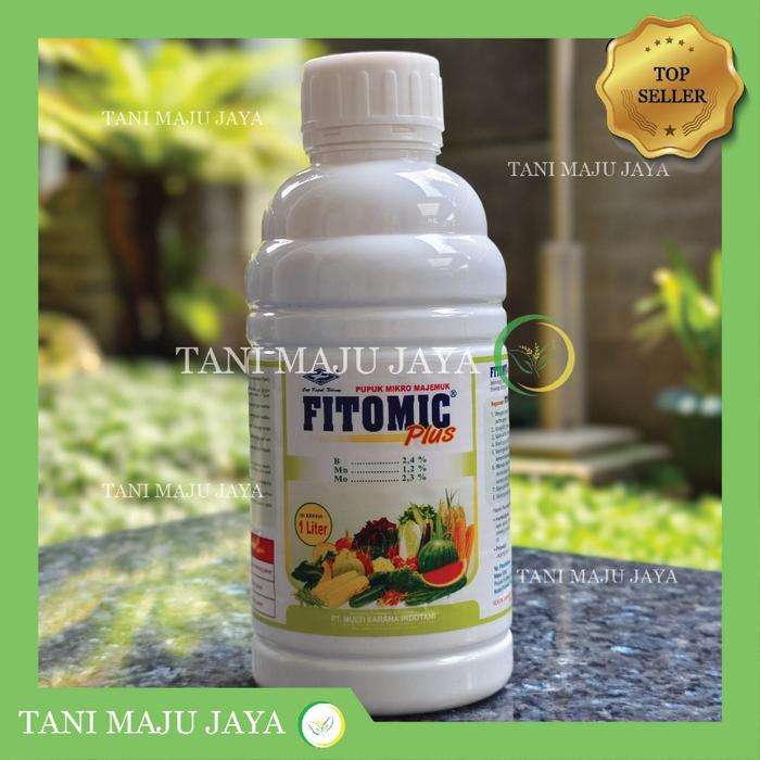 Pupuk Mikro Fitomic Plus 1 Liter Micro Nutrisi Lengkap Penyubur Tanaman Kalsium
