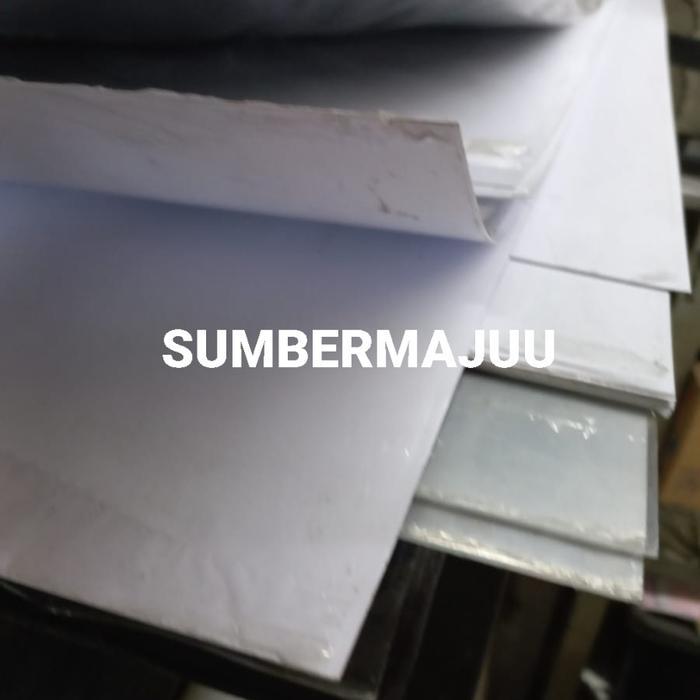 Pvc susu 1mm lembaran mika putih Gratis Ongkir