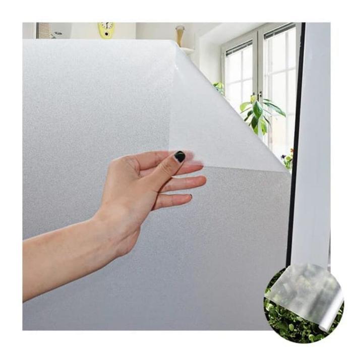 News Stiker Untuk Kaca Pintu Sanblast Sunblast Sandblast Polos Buram Es