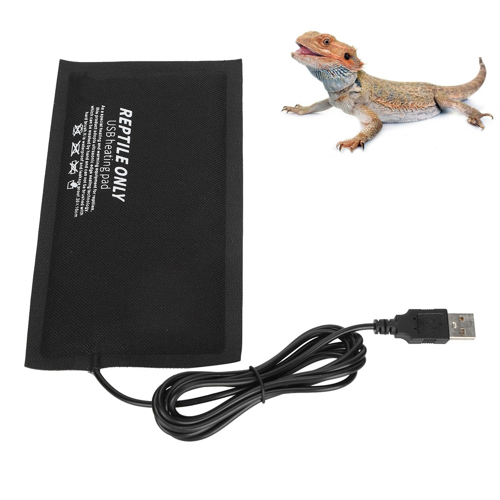 Reptile Accessory USB Heating Pad for Reptile Reptile USB Heating Pad Fiber Cloth for Reptiles